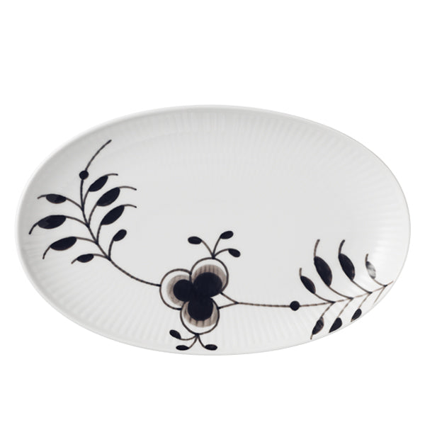 Royal Copenhagen Sort Mega riflet asiette - 23 cm. - Bahne